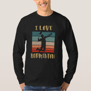 T-shirt J'adore le smash sauté de badminton