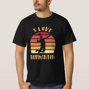 T-shirt J'adore le smash sauté de badminton