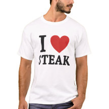 J'adore le Steak – Chemise drôle pour les amateurs