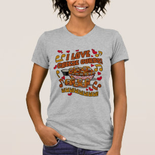 T-shirt J'adore les caillebotis de fromage !