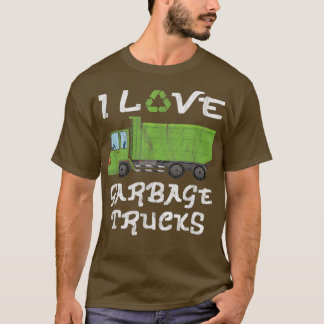 T-shirt J'adore les camions à ordures985