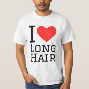 T-shirt J'adore les cheveux longs