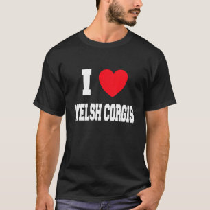 T-shirt J'adore les Corgis Gallois