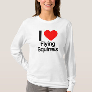 T-shirt j'adore les écureuils volants