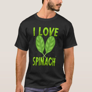 T-shirt J'adore les épinards végan_1