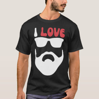 T-shirt J'adore les filles à barbe