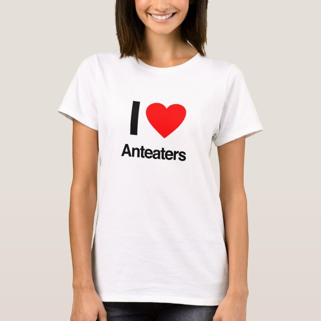 T-shirt j'adore les fourmiliers (Devant)