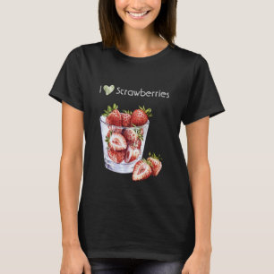 T-shirt J'adore les fraises
