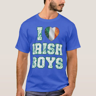 T-shirt J'adore les garçons irlandais J'aime les garçons i