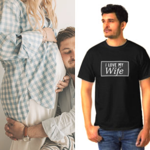 T-shirt J'adore les hommes de ma femme