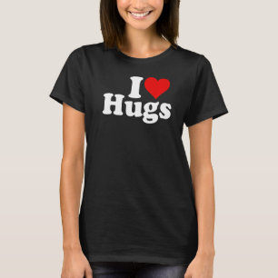 T-SHIRT J'ADORE LES HUGS DU COEUR HUGING