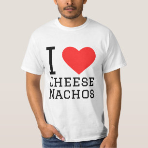 T-shirt J'adore les nachos au fromage
