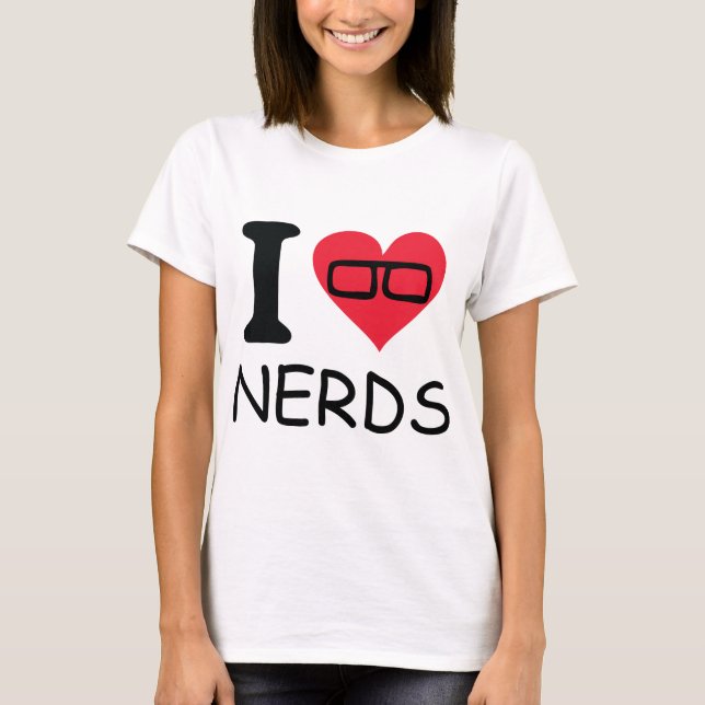 T-shirt j'adore les nerfs (Devant)