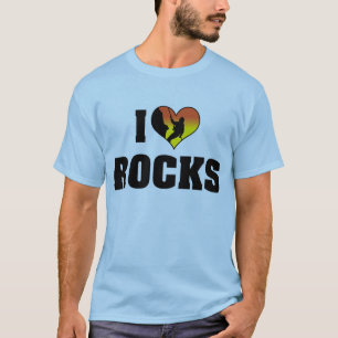 T-shirt J'adore les rochers - Escalade