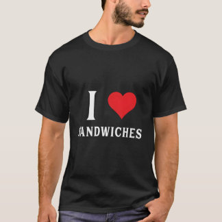 T-shirt J'adore les Sandwichs Lui