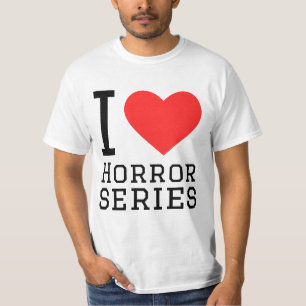T-shirt J'adore les séries d'horreur