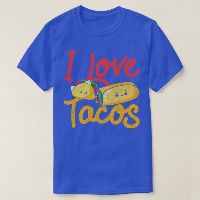 T-shirt J'adore les Tacos (Design devant)