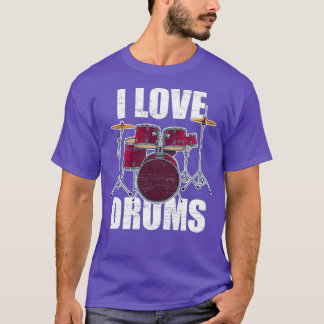 T-shirt J'adore les tambours (2)