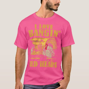 T-shirt J'adore les têtes rouges du Bangin, la chasse à la