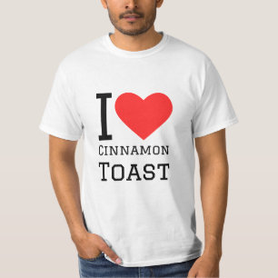 T-shirt J'adore les toasts à la cannelle