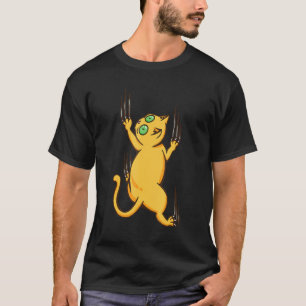 T-shirt J'adore l'escalade gratte et chats mignon chaton C