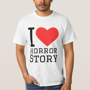 T-shirt J'adore l'histoire d'horreur