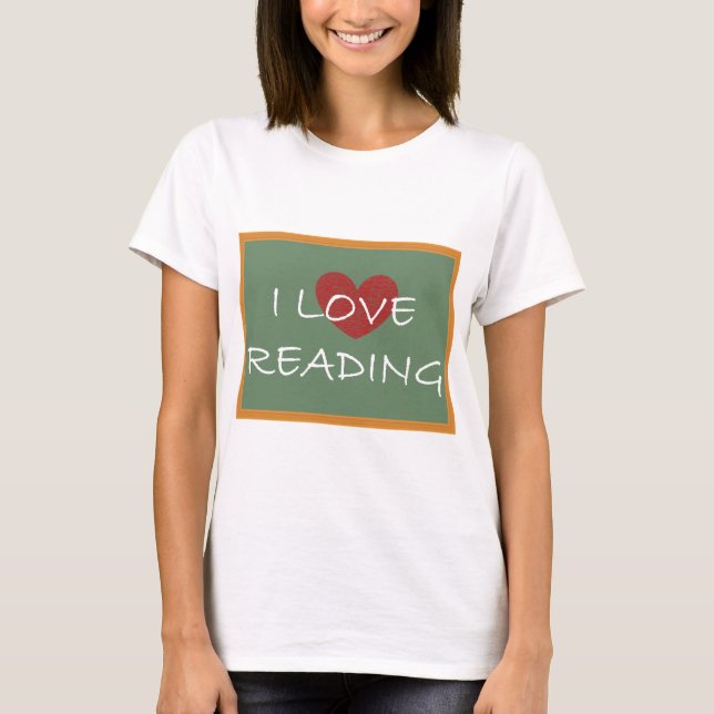 T-shirt J'adore lire (Devant)