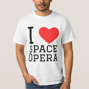 T-shirt J'adore l'opéra spatial