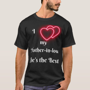 T-shirt J'adore ma belle-mère, elle est la meilleure