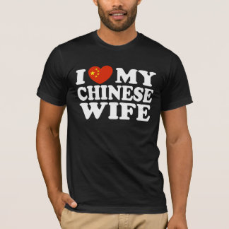 T-shirt J'adore ma femme chinoise