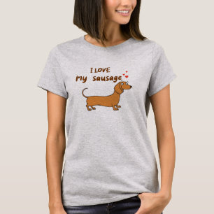 T-shirt j'adore ma saucisse