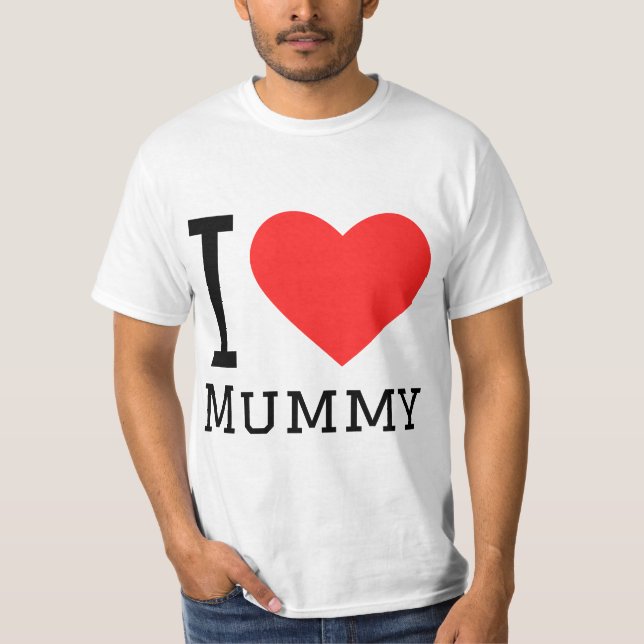 T-shirt J'adore maman  (Devant)