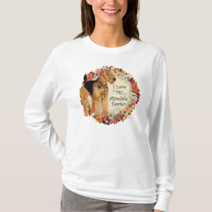 T-shirt J'adore mon Airedale