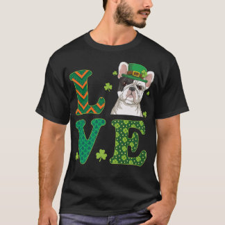 T-shirt J'adore mon bouledogue français St 