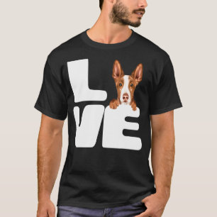 T-shirt J'adore mon chien de Ibizan Hound