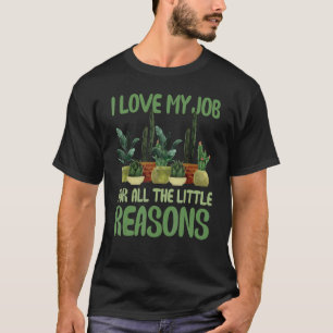 T-shirt J'adore mon travail pour toutes les petites raison