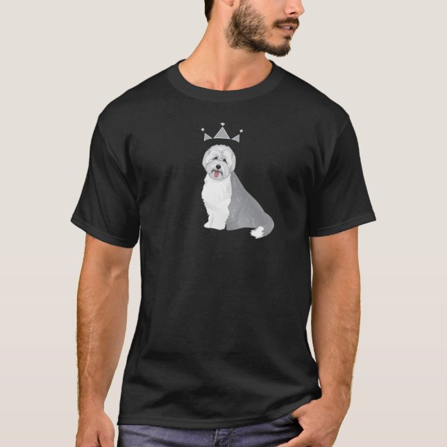 T-shirt J'adore mon vieux chien de berceau anglais ! T-shi (Devant)