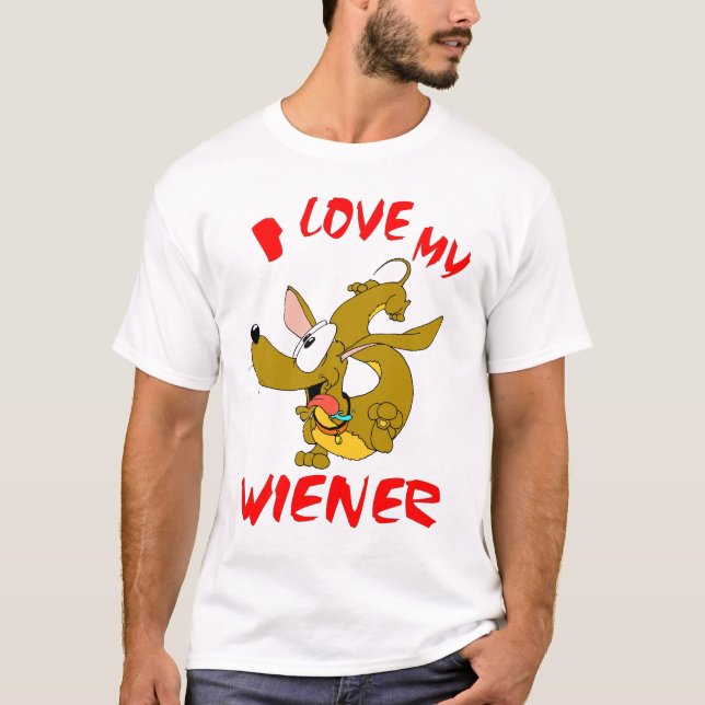 T-shirt J'adore mon Wiener ! (Devant)