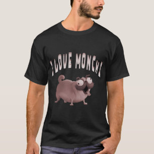 T-shirt J'adore Monchi Dog, Monchi , Les Mitchell contre l