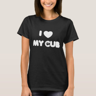 T-shirt J'adore My Cub Heart Paw