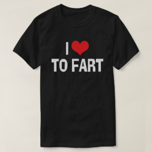 T-shirt J'adore Péter du Cœur - Humour de Pet drôle