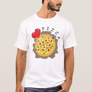 T-shirt J'adore Pizza - Drôle