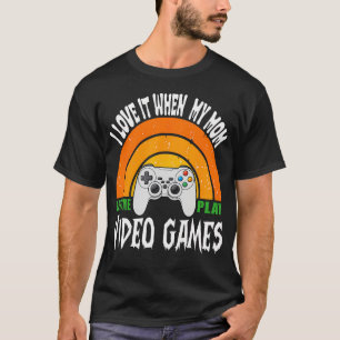 T-shirt J'adore Quand Ma Mère Me Laisse Jouer Aux Jeux Vid