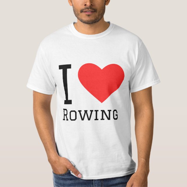 T-shirt J'adore ramer (Devant)
