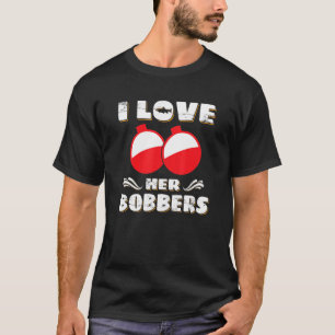 T-shirt J'adore ses bobbers de pêche Pêcheur