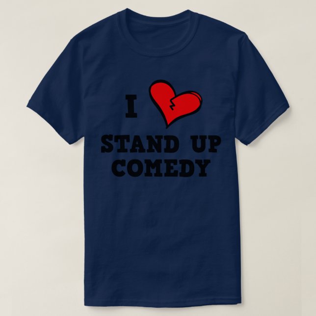 T-shirt J'adore Stand Up Comedy (Design devant)