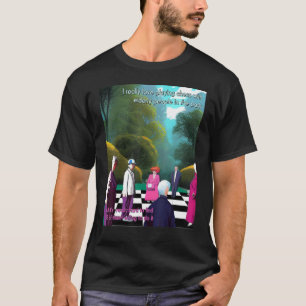 T-shirt J'adore vraiment jouer aux échecs avec des personn
