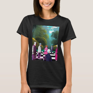 T-shirt J'adore vraiment jouer aux échecs avec des personn