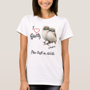 T-shirt J'adore Whimsical Mockingbird Babies
