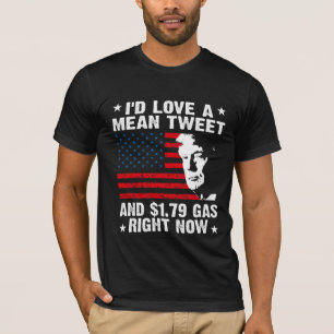 T-shirt J'adorerais un tweet mesquin, pro Trump anti Biden